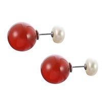 Almighty Glory Rouge pearl earrings