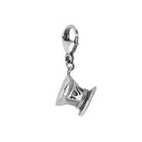 Alice In Wonderland Collection Charm Mad Hatter Silver
