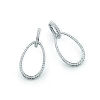 Al Coro 18ct White Gold 1.25ct Diamond Amori Earrings