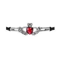 Alchemy Gothic Claddagh By Night Choker