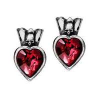 Alchemy Gothic Claddagh By Night Studs