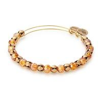 alex and ani golden days snowbell beaded bangle a16eb133rg