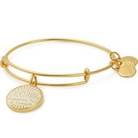 ALEX AND ANI Gold Tone Everything Happens For A Reason Bangle A17EB57SG