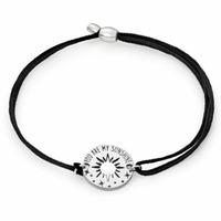 ALEX AND ANI You Are My Sunshine- Sterling Silver Pull Cord Bracelet A17KC02S