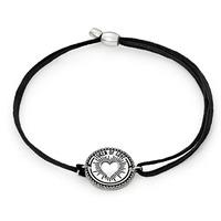 ALEX AND ANI Token Of Love- Sterling Silver Pull Cord Bracelet A17KC01S