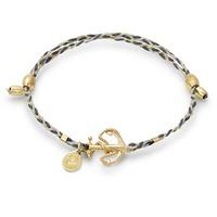 ALEX AND ANI Precious Threads Anchor Succulent Bracelet A17PTASG