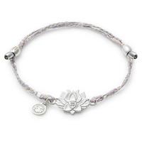 ALEX AND ANI Precious Threads Lotus Peace Petals Periwinkle Bracelet A17PTLPS