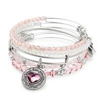 ALEX AND ANI I Love You Mom Bangle Set A17SETILUMRS