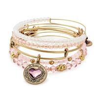 ALEX AND ANI I Love You Mom Bangle Set A17SETILUMRG