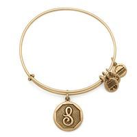 alex and ani initial s charm bangle a13eb14sg