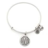 alex and ani initial n charm bangle a13eb14ns