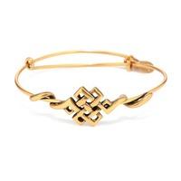 ALEX AND ANI Endless Knot Bangle A11EBW113RG