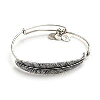 ALEX AND ANI Quill Feather Bangle A09EB130RS