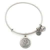 ALEX AND ANI Initial \'L\' Charm Bangle A13EB14LS