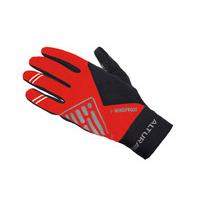 altura peloton progel windproof gloves red m