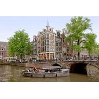 amsterdam canal cruise by small open boat