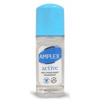 Amplex Active Anti-Perspirant Roll On Deodorant 60ml