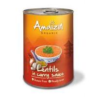 Amaizin Org G/F Lentils in Curry Sauce 420g