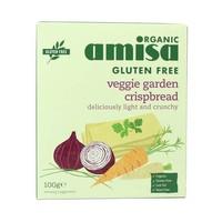 amisa gf veggie crispbread organic 100g