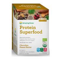 amazing grass protein superfood chocolate peanut butter sachets 10 x 4 ...