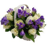 Amethyst Flower Basket