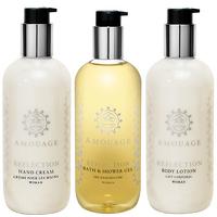 Amouage Reflection Woman Body Lotion 100ml, Hand Cream 100ml and Bath and Shower Gel 100ml