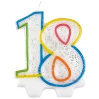 Amscan Milestone Number Candle - 18