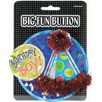 Amscan International Button Large Birthday Boy