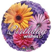 amscan international photo floral birthday