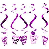 Amscan Pink Swirl Decoration - Birthday