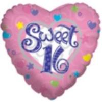 Amscan International Sweet 16 Foil Lei With Printed Sweet 16 Attachment