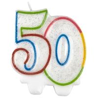 Amscan Milestone Number Candle - 50
