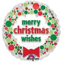 Amscan 18-inch Christmas Wishes Dots Balloon