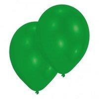 Amscan 25.4cm 50 Latex Balloons, Metallic Green