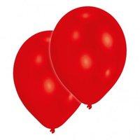 Amscan 25.4cm 50 Latex Balloons, Metallic Red