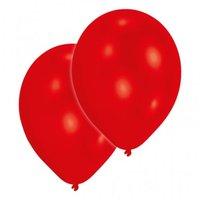 Amscan 27.5cm 25 Latex Balloons, Metallic Red