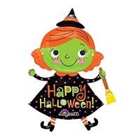 Amscan 27/ 68cm Halloween Cute Witch Supershape Foil Balloons