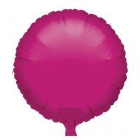 Amscan Circle Foil Balloon, Metallic Fuchsia