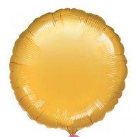 Amscan Circle Foil Balloon, Metallic Gold