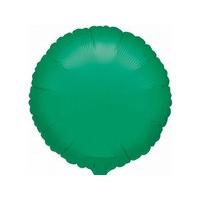 Amscan Circle Foil Balloon, Metallic Green