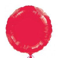 Amscan Circle Foil Balloon, Metallic Red