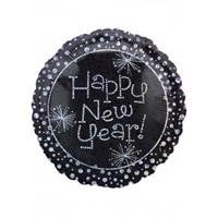 amscan colourblast bright new year foil balloon