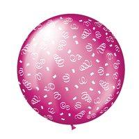 Amscan International Balloon Celeswirls (fuchsia)