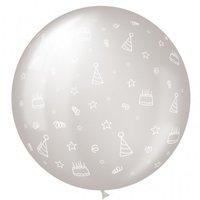Amscan International Balloon Clear Happy Birthday