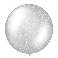 Amscan International Balloon Metj Married (silver)