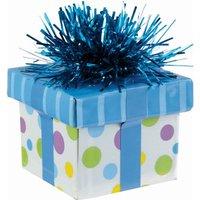 amscan international balloon weight gift package blue