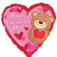 Amscan International Happy Valentines Day Bear Hugs Foil Balloon