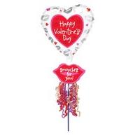 Amscan International Hugs And Kisses Valentines Day Foil Balloon