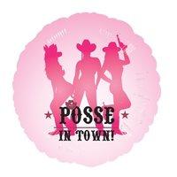 Amscan International Party Posse 18-inch Party Posse Foil Balloon