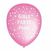 Amscan International Party Posse 27.9cm Latex Balloons, Pack Of 6